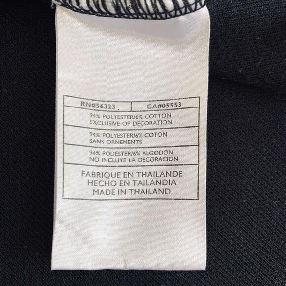 Nike Shirt Women M Black Dri-FIT Top Long Sleeve V-Neck Athletic Activewear Run - Picture 5 of 8